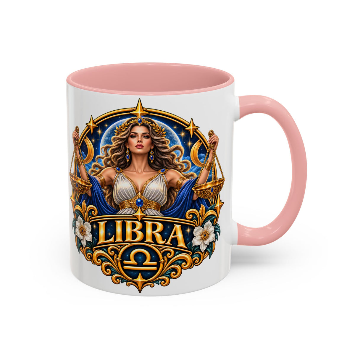 Libra Zodiac Coffee Mug – Elegant Horoscope Astrology Gift (11/15oz)