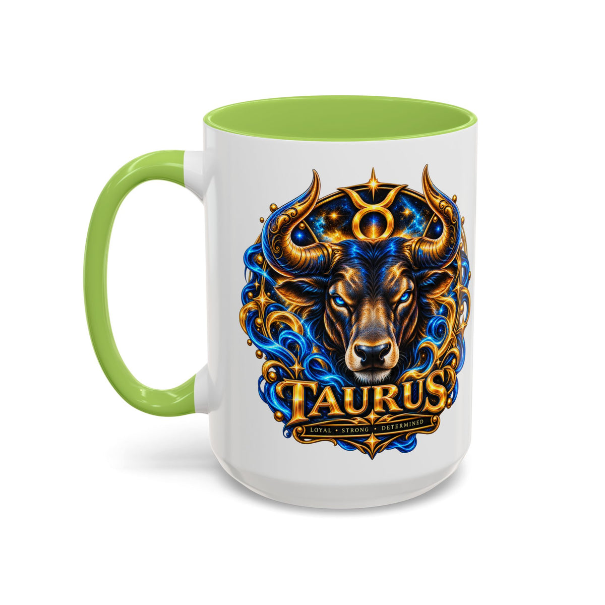 Taurus Coffee Mug — Zodiac Bull Accent Mug (11/15oz)