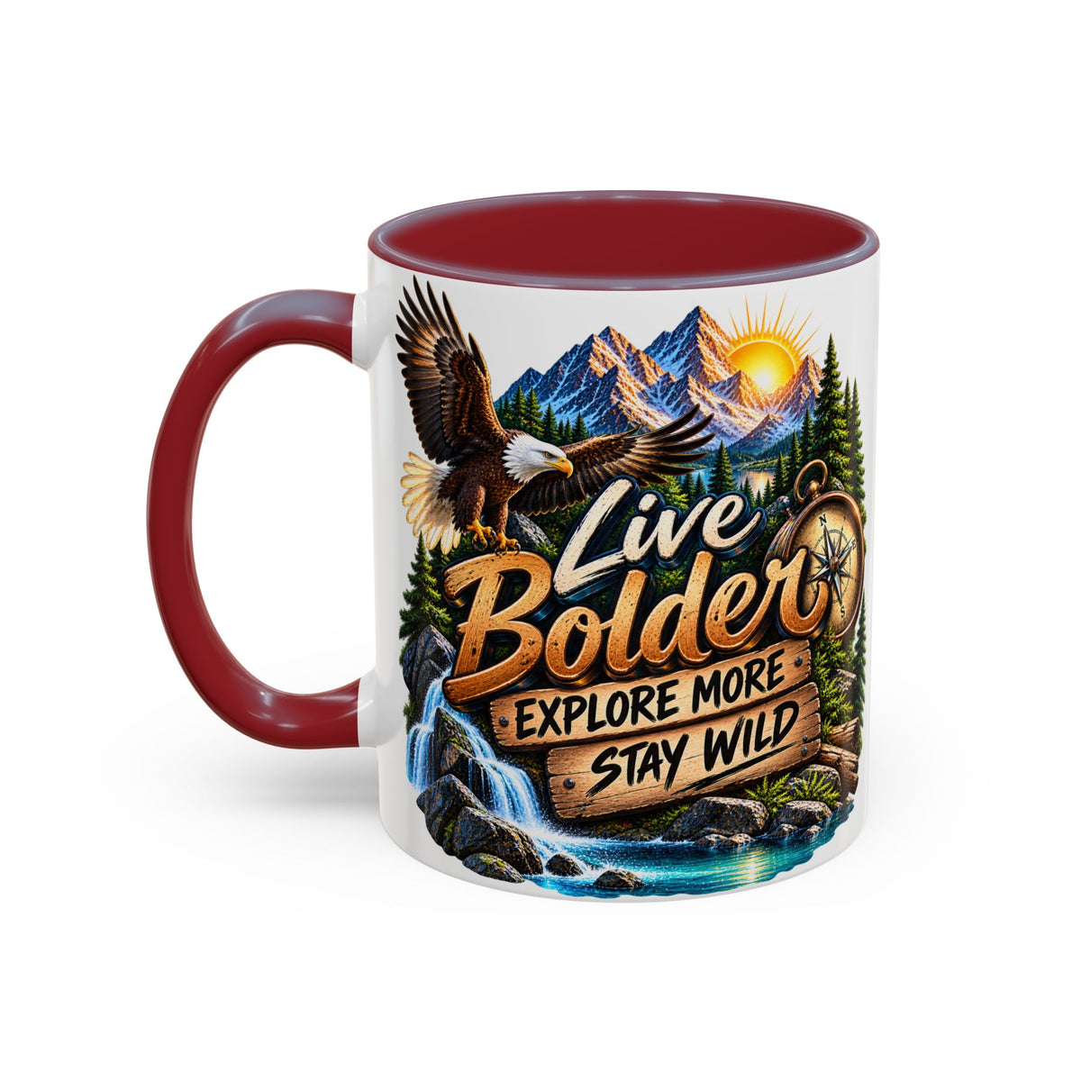 Live Bolder Explore More Stay Wild Coffee Mug