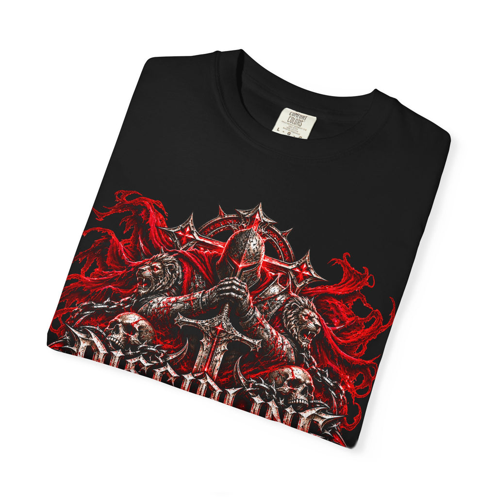 Discipline Metal Tee — Gothic Sword Graphic T-Shirt