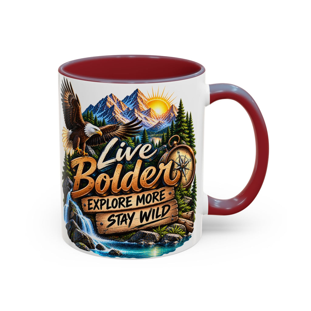 Live Bolder Explore More Stay Wild Coffee Mug