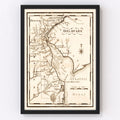 Vintage Map of Delaware 1795
