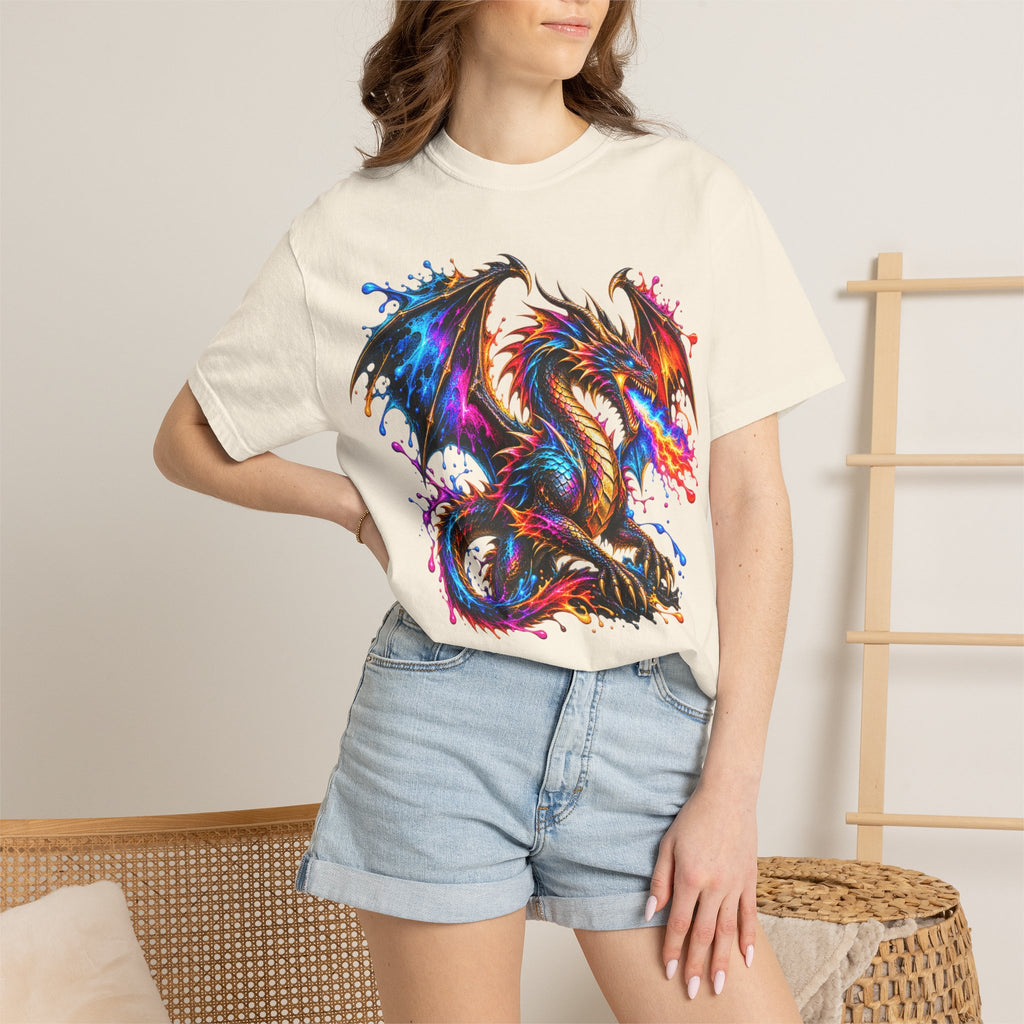 Vibrant Watercolor Dragon T-Shirt