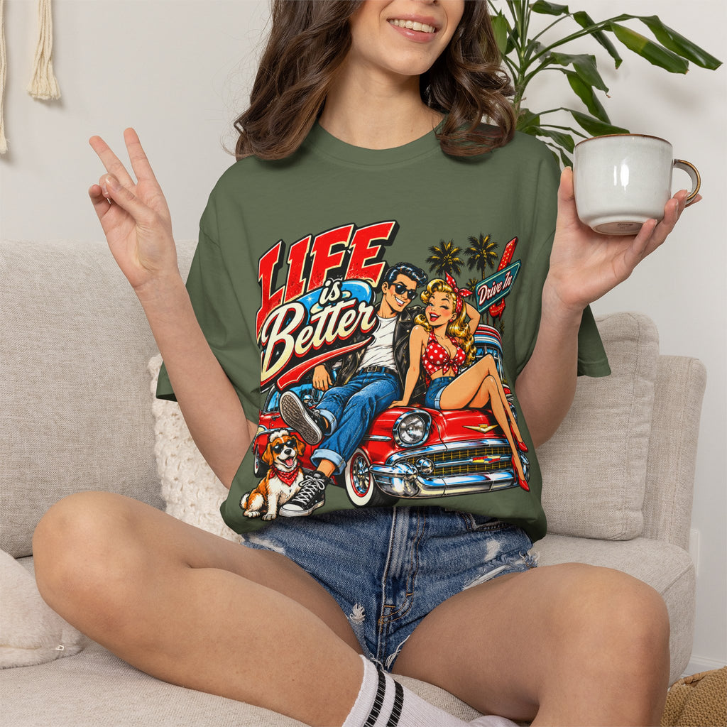 Life Is Better Drive-In Vintage T-Shirt