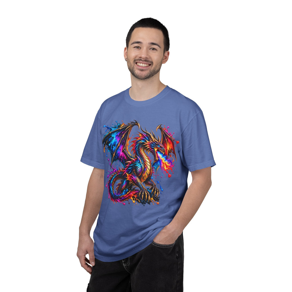 Vibrant Watercolor Dragon T-Shirt