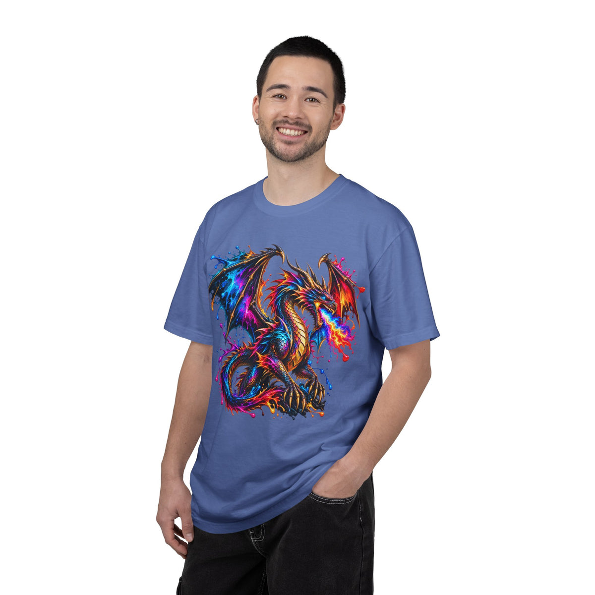 Vibrant Watercolor Dragon T-Shirt