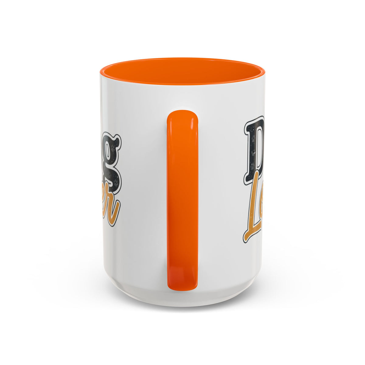 Dog Lover Accent Coffee Mug — 'Dog Lover' 11/15oz Ceramic Mug