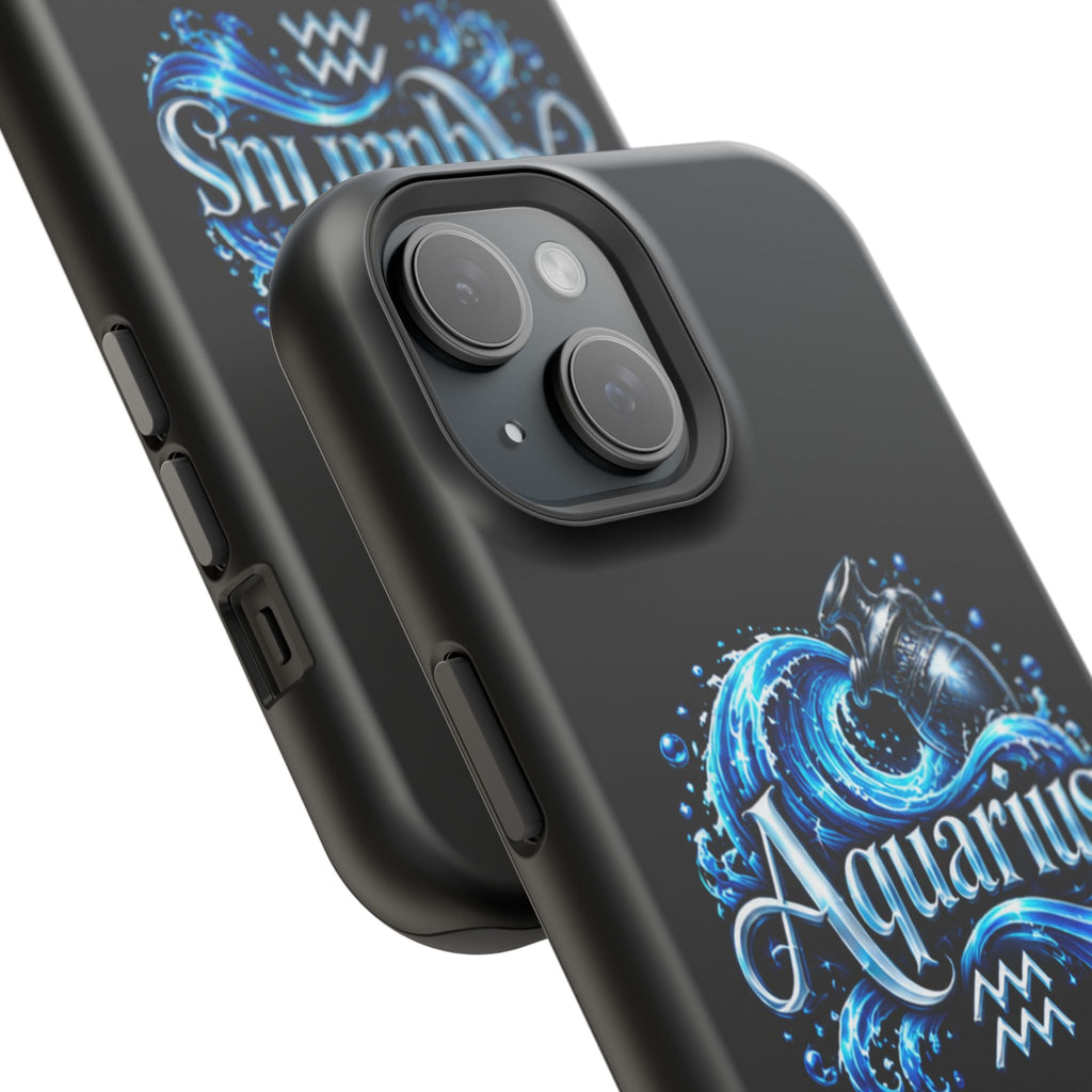 Aquarius Zodiac Magnetic Impact-Resistant Phone Case