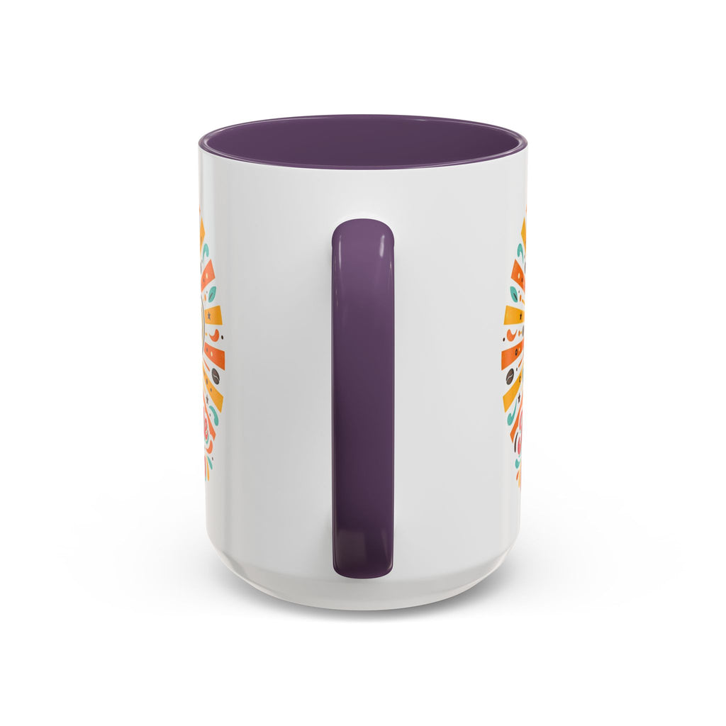 My Favorite Coffee Cup Accent Mug — Colorful Ceramic Coffee Mug (11/15oz)