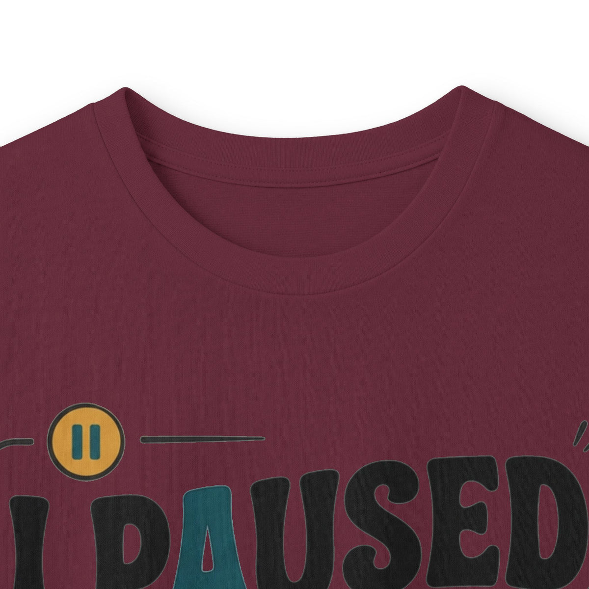 Long Sleeve Tee — "I Paused My Life For This" Retro Graphic