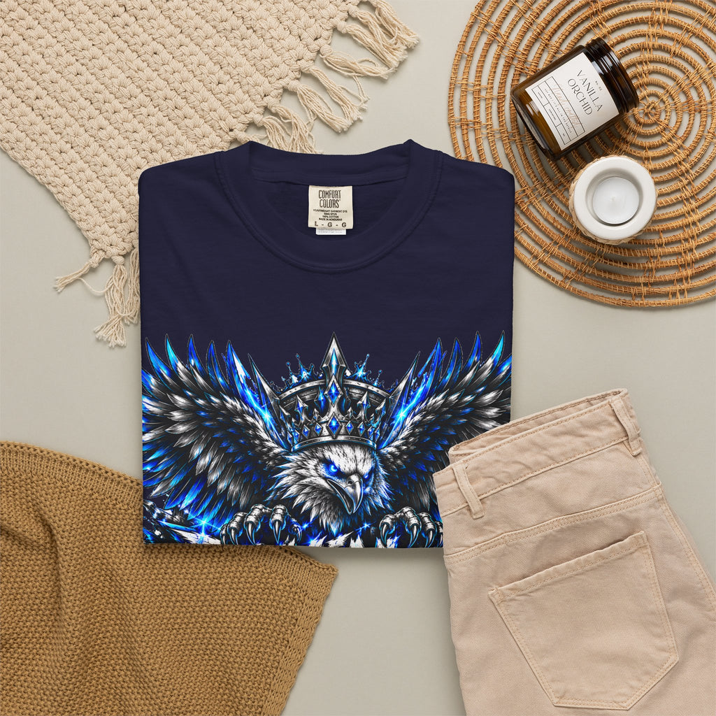 Dominate Eagle Graphic T-Shirt — Bold Crowned Eagle Design