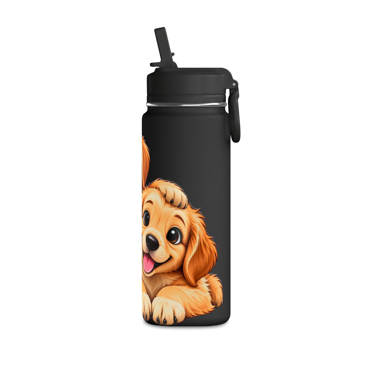 Golden Retriever Puppies Mini Water Bottle