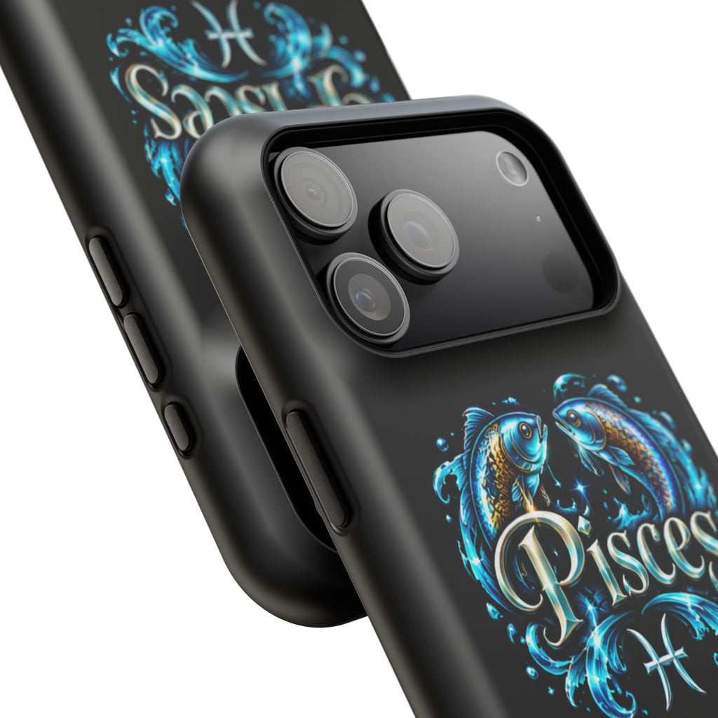 Pisces Magnetic Impact-Resistant Phone Case — Zodiac Fish Astrology Design