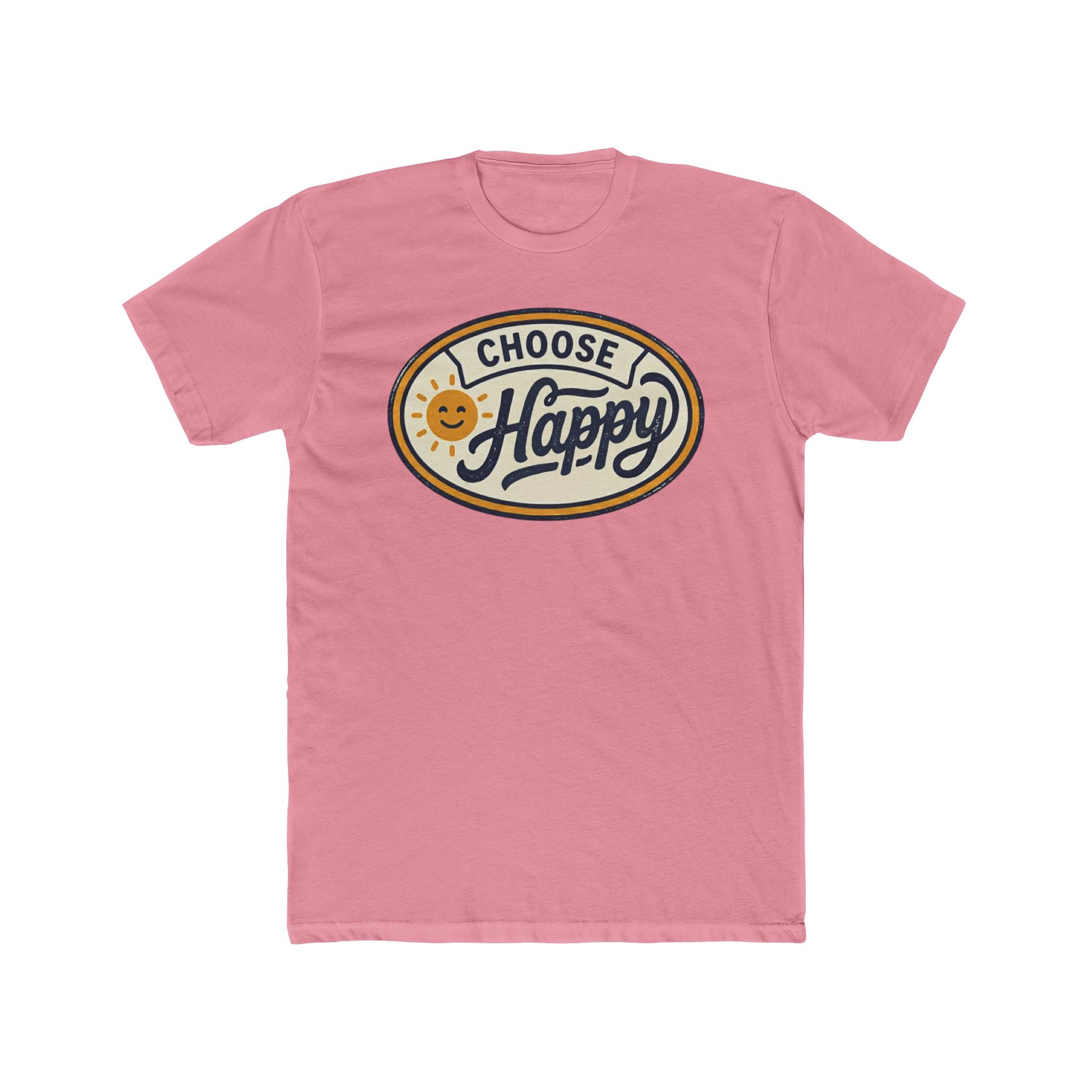Choose Happy T-Shirt – Retro Smiley Graphic Tee
