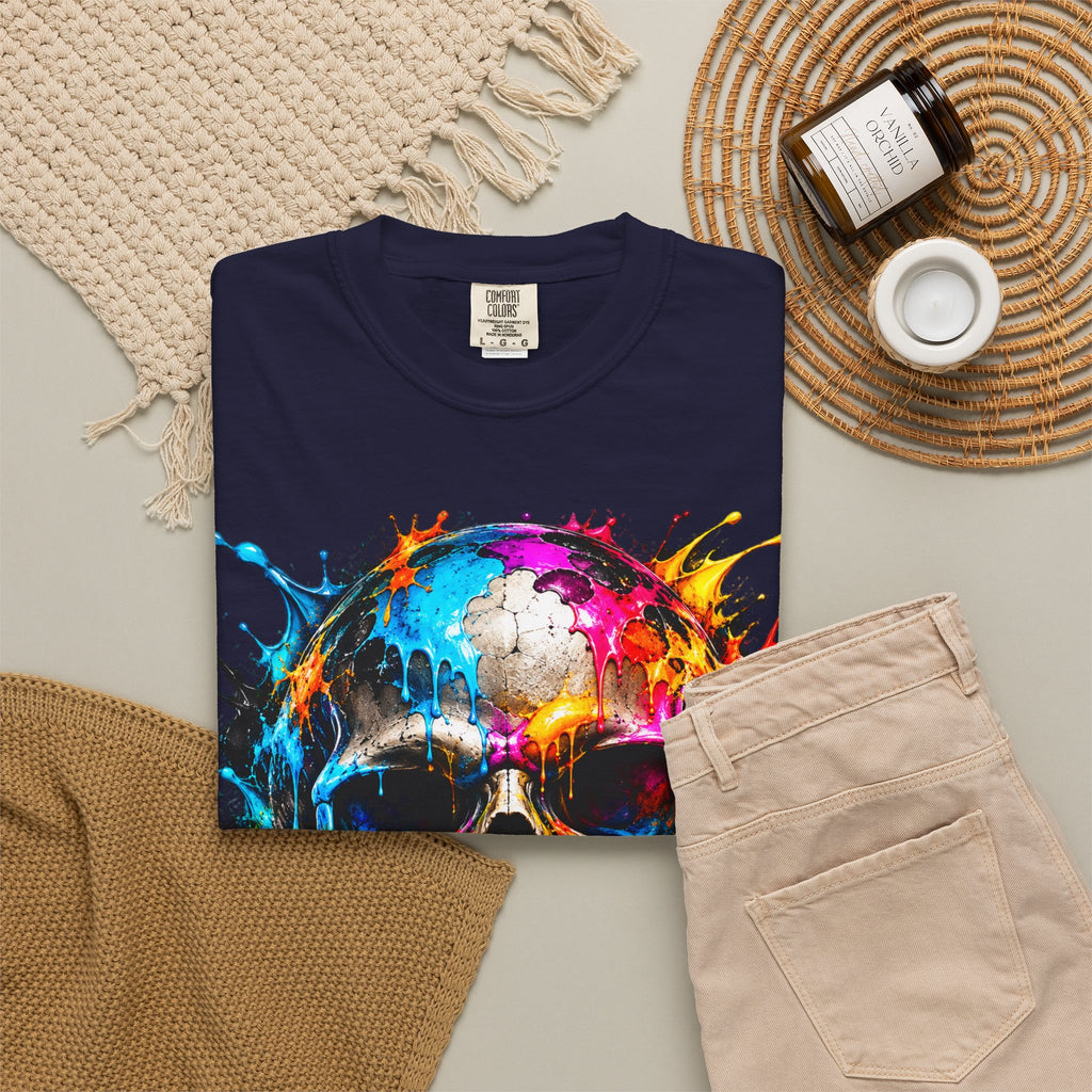 Color Splash Skull T-Shirt