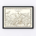 Vintage Map of Pennsylvania 1795