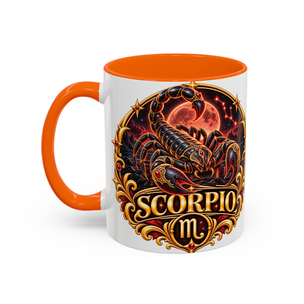 Scorpio Zodiac Coffee Mug — Bold Scorpion Astrology Design (11/15oz)