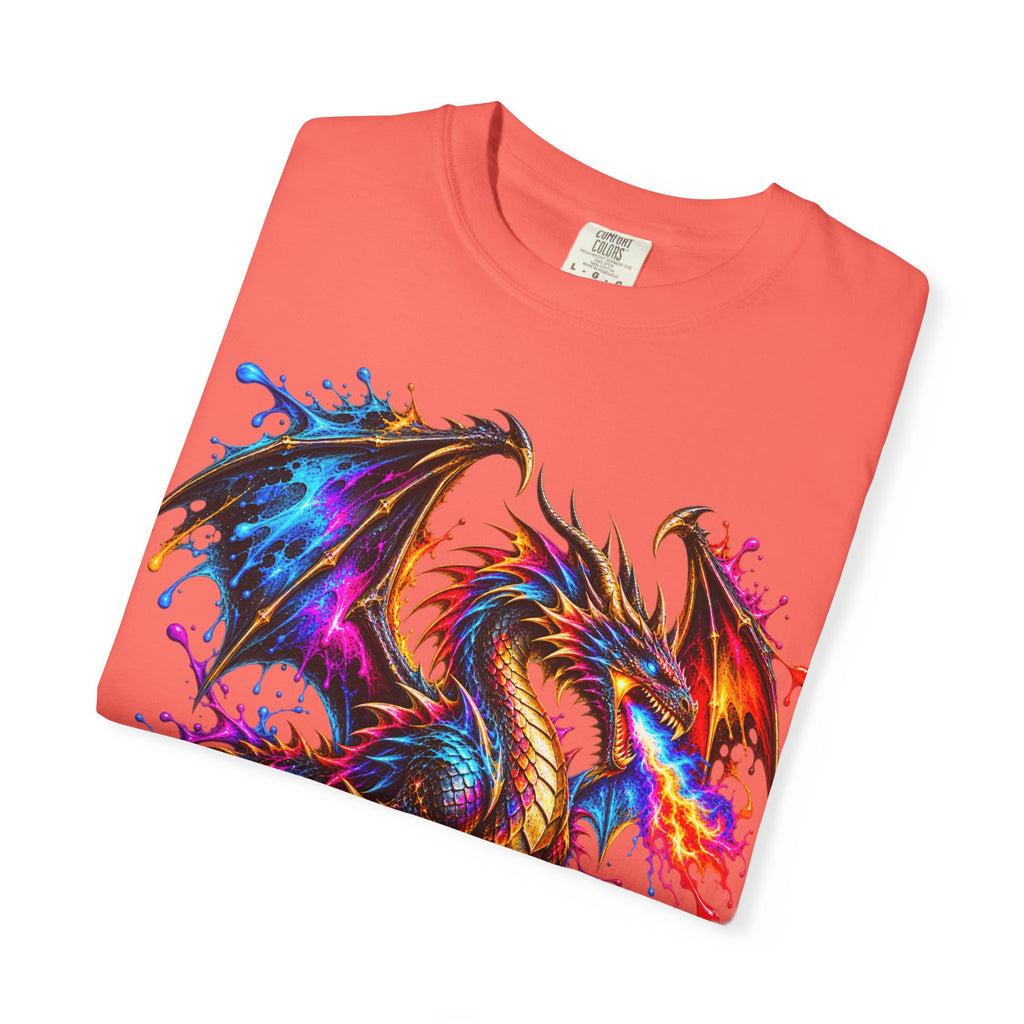 Vibrant Watercolor Dragon T-Shirt