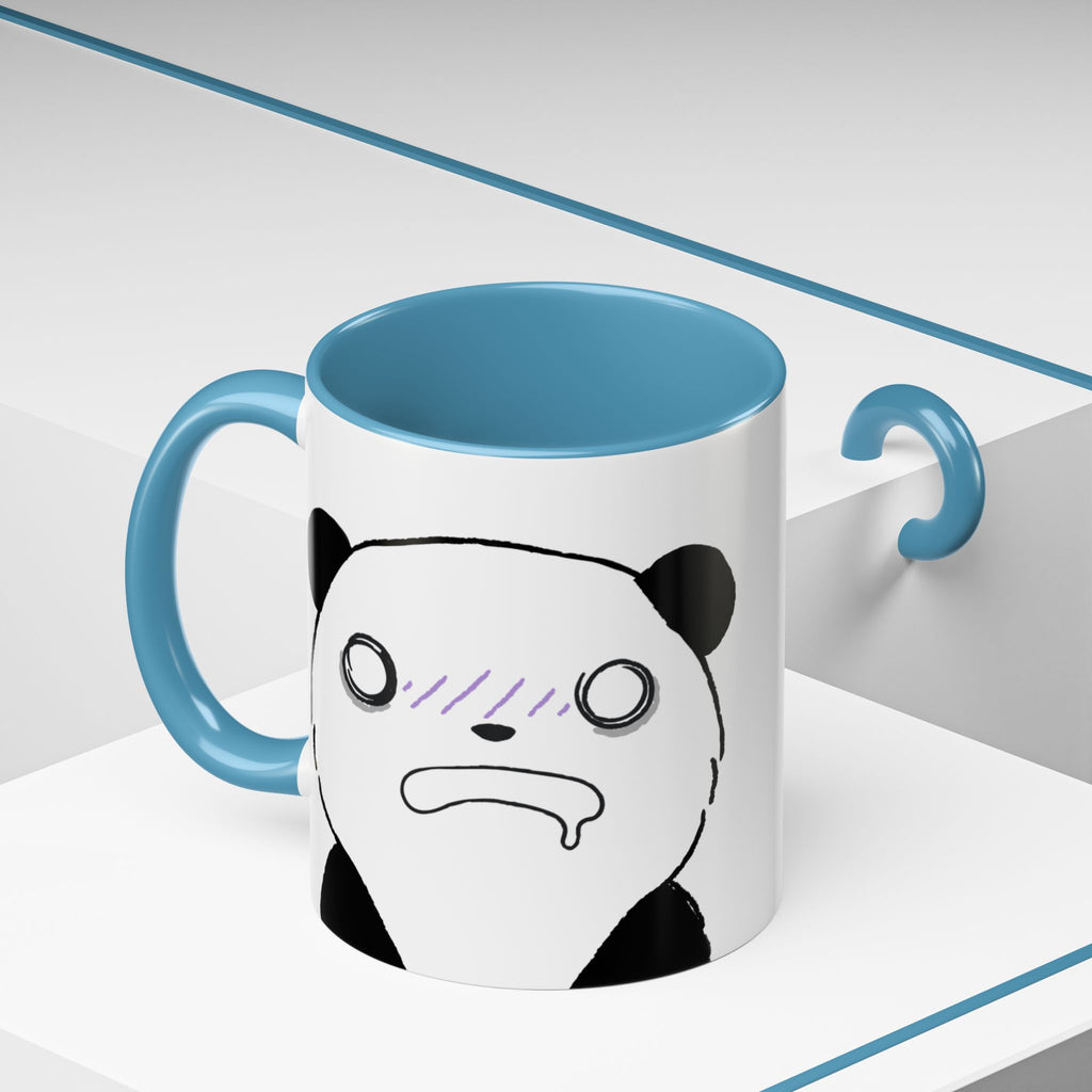 Just Give Me My Coffee!!! Accent Mug — Panda Coffee Lover Gift (11/15oz)