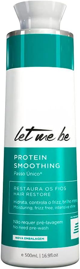 Let Me Be Protein Smoothing & Biorestore Mask. Frizz‑Free Shine Treatment Kit 16.9fl.oz  2 x 500ml