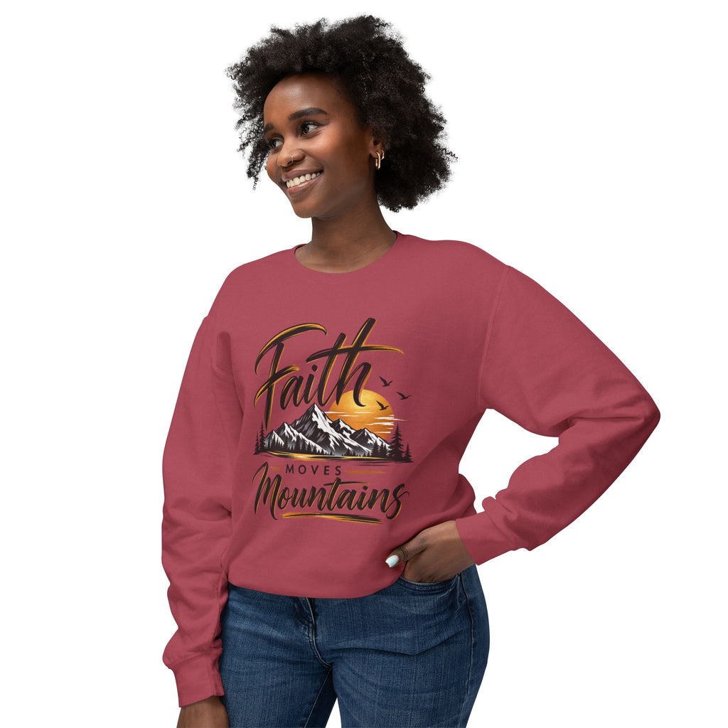 Faith Moves Mountains Crewneck Sweatshirt
