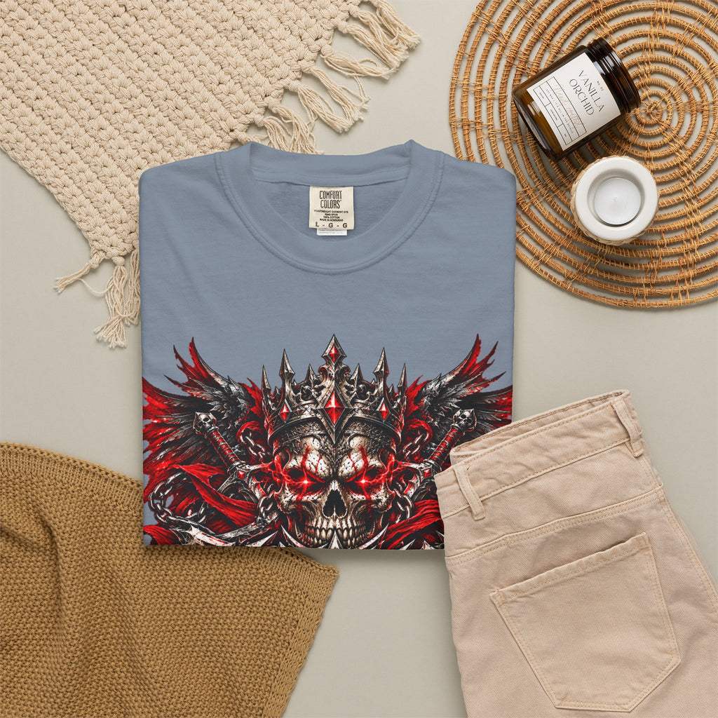 Rebellion Skull Graphic T-Shirt