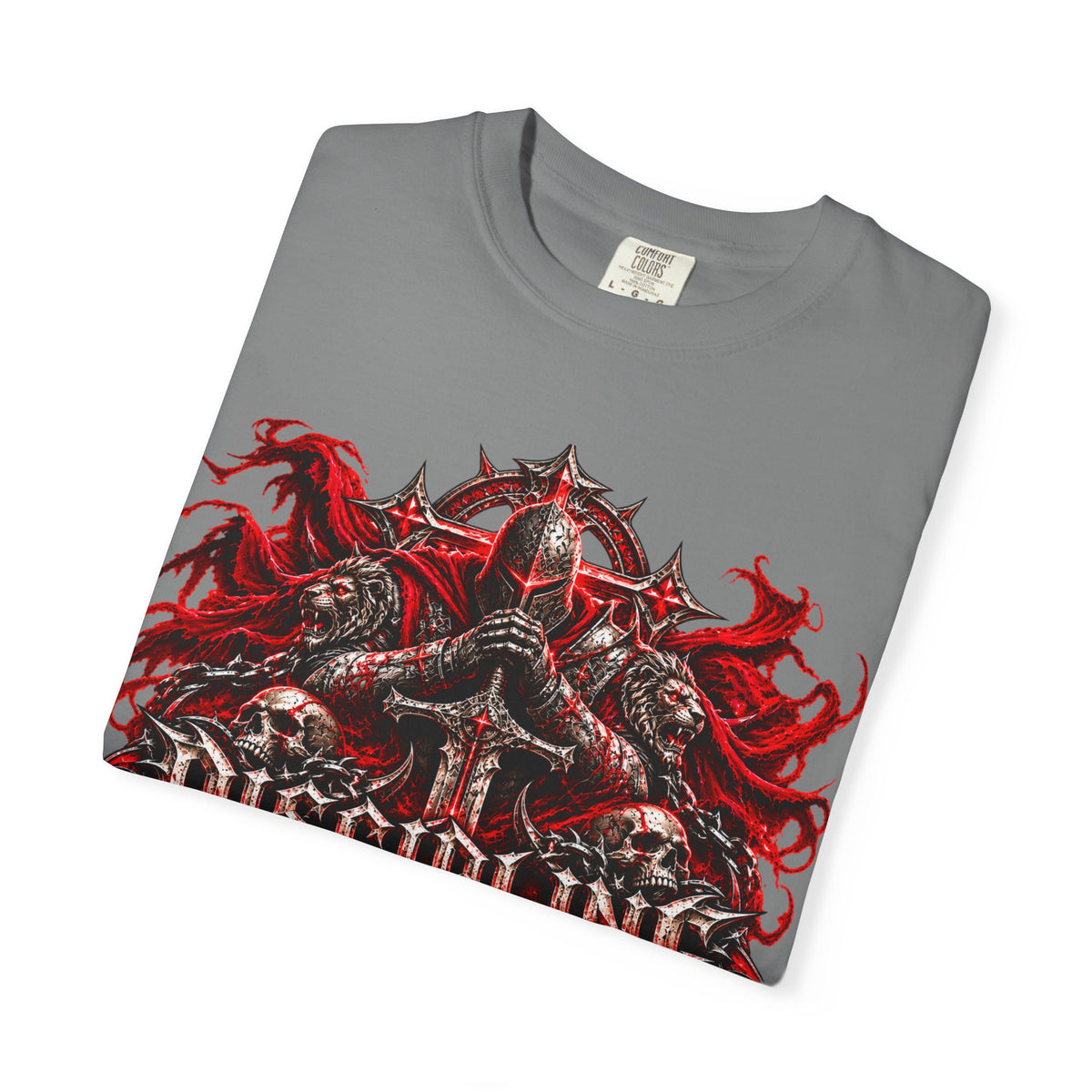 Discipline Metal Tee — Gothic Sword Graphic T-Shirt