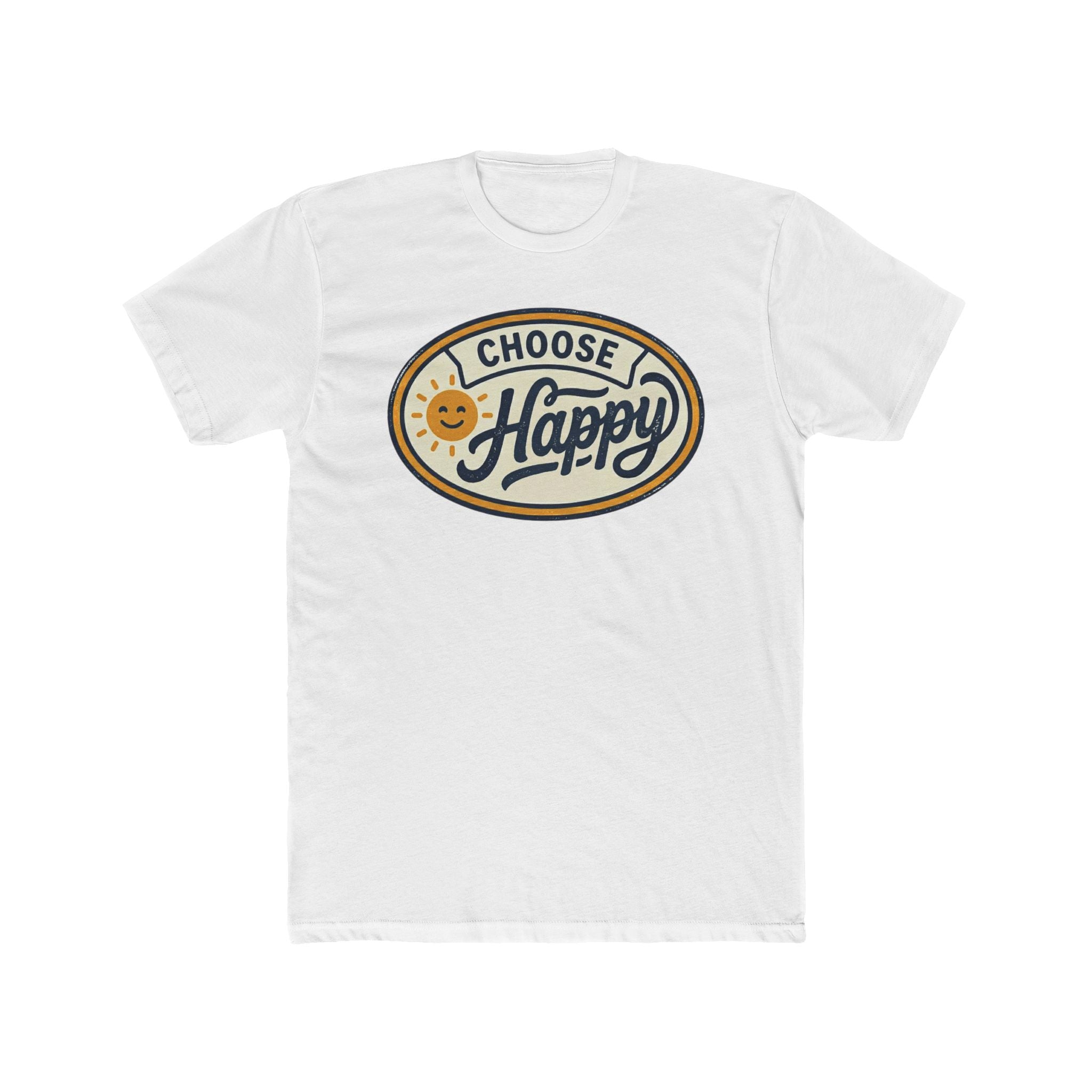 Choose Happy T-Shirt – Retro Smiley Graphic Tee