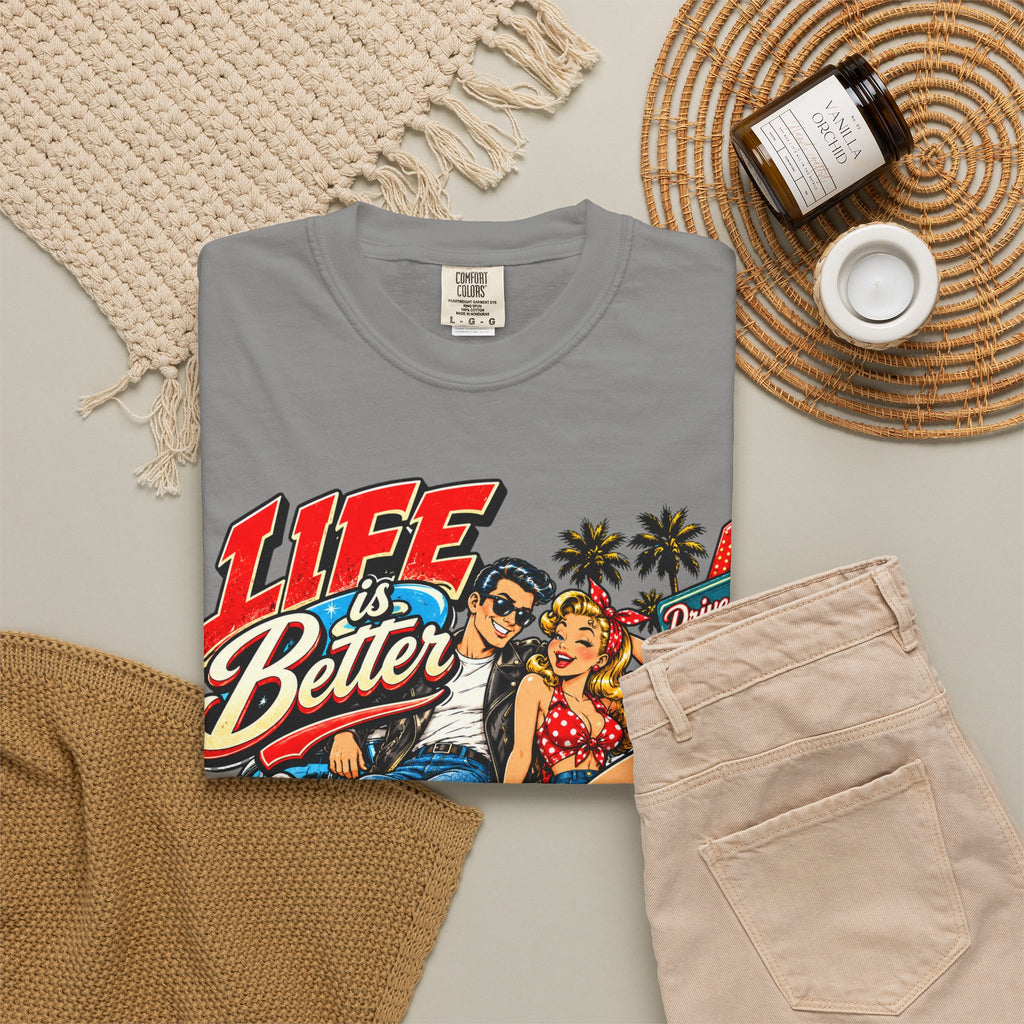 Life Is Better Drive-In Vintage T-Shirt