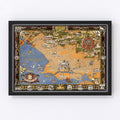 Vintage Map of San Francisco, California 1930
