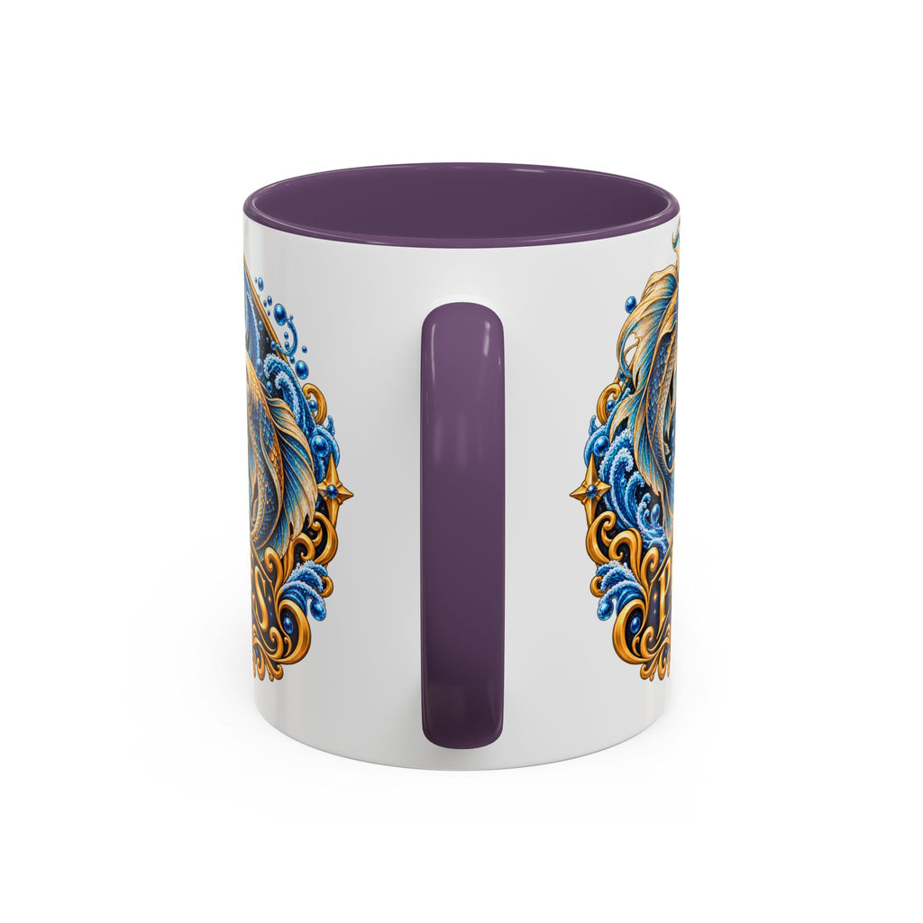 Pisces Zodiac Coffee Mug — Decorative Accent Astrology Mug (11/15oz)