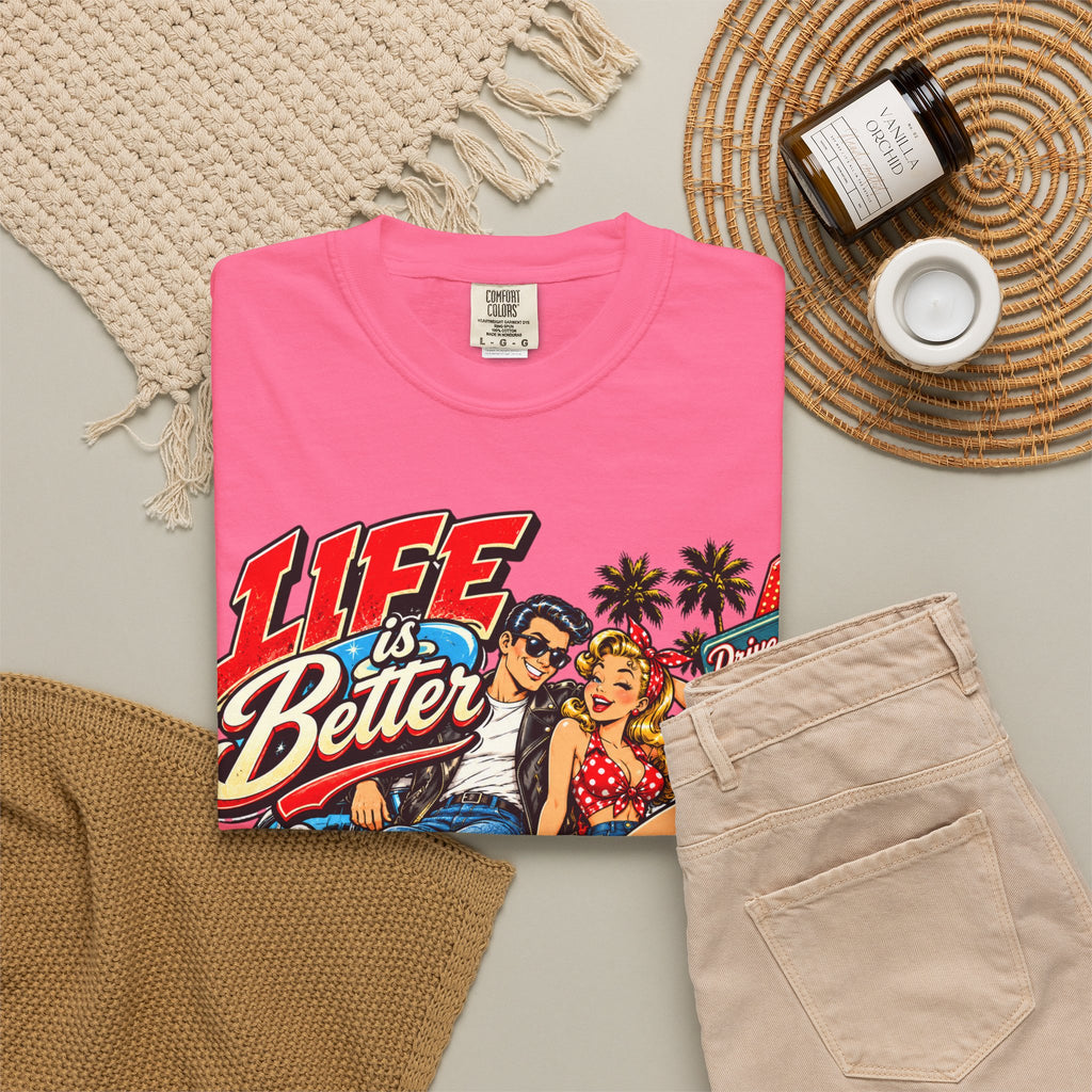 Life Is Better Drive-In Vintage T-Shirt