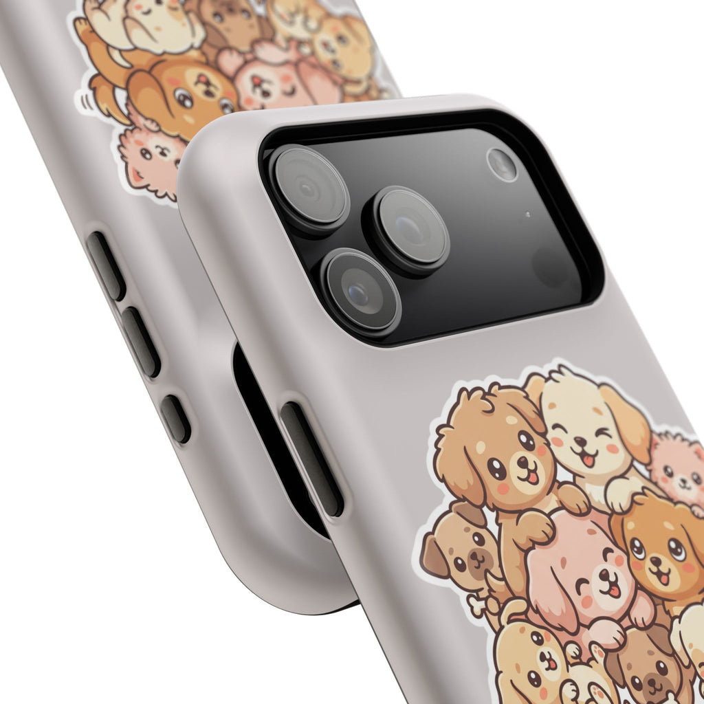 Cute Puppy Pile Magnetic Impact-Resistant Phone Case