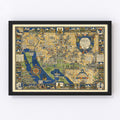 Vintage Map of Washington, DC 1926