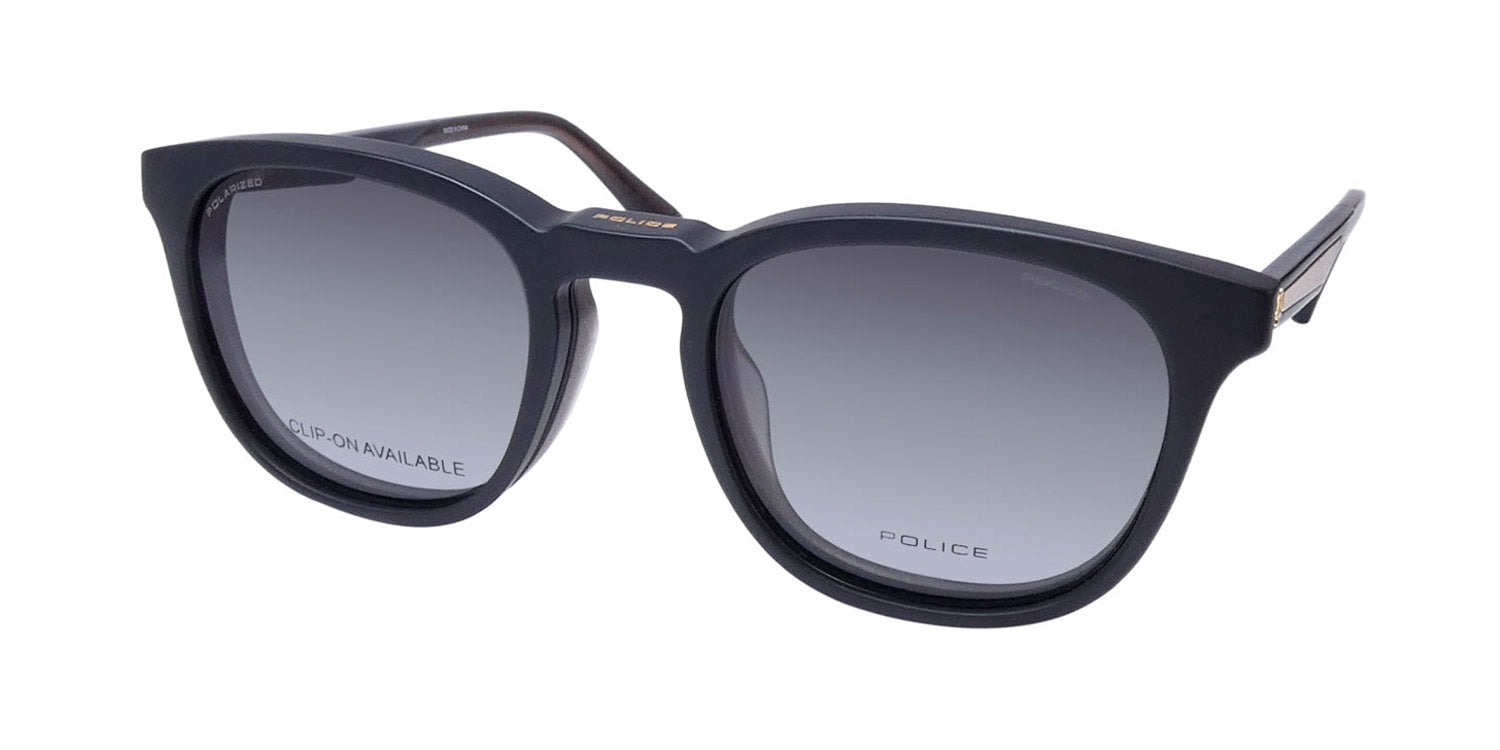 Police Vplf02 Groove 2 Clip-On Eyeglasses