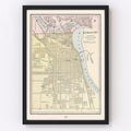 Vintage Map of Kansas City, Kansas 1901
