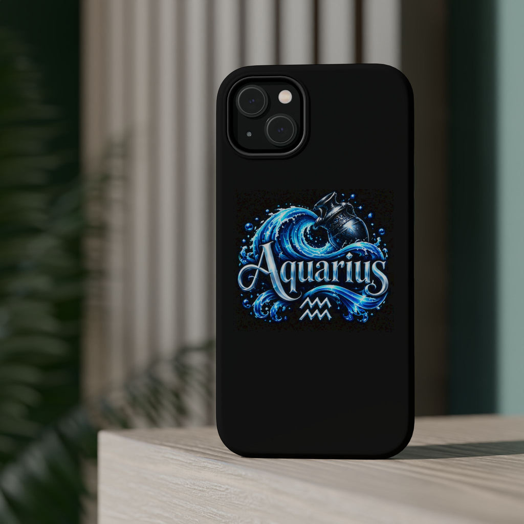 Aquarius Zodiac Magnetic Impact-Resistant Phone Case