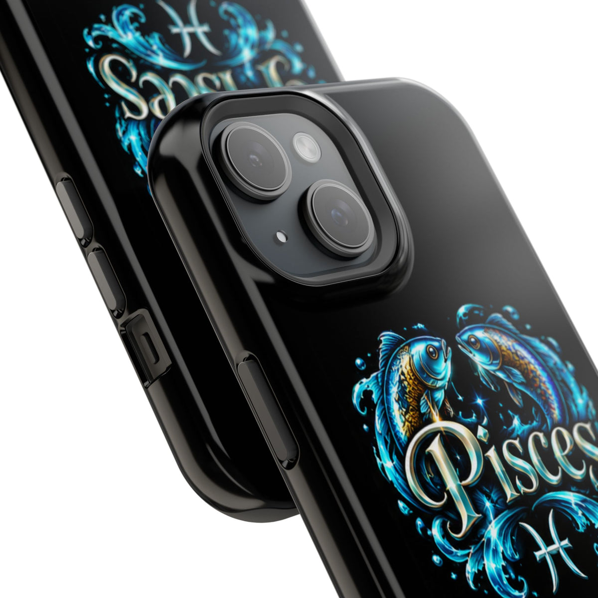 Pisces Magnetic Impact-Resistant Phone Case — Zodiac Fish Astrology Design