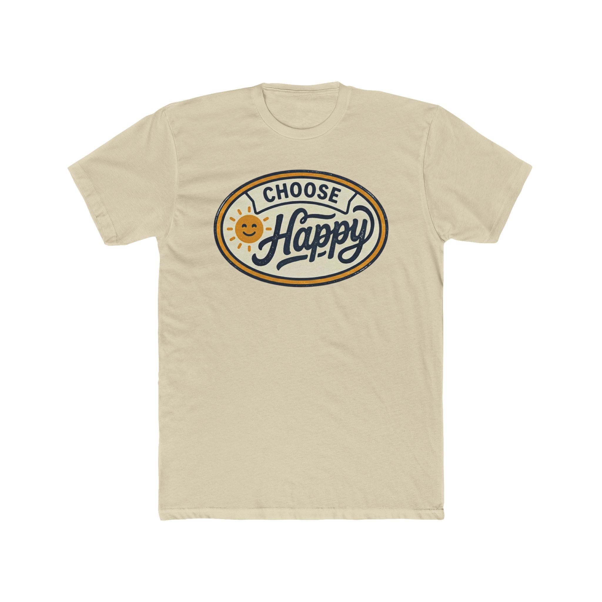Choose Happy T-Shirt – Retro Smiley Graphic Tee
