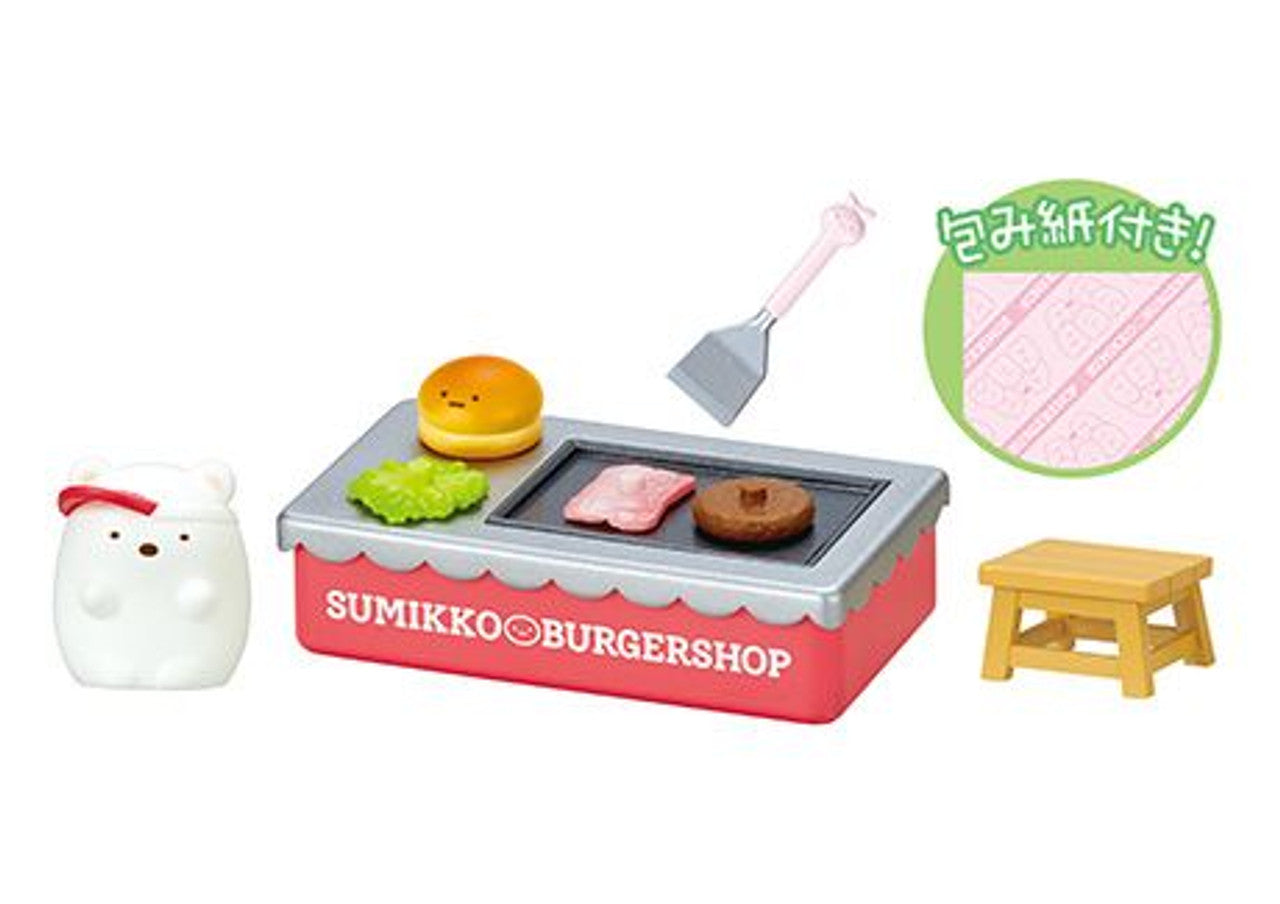 Sumikko Gurashi Burger Shop Blind Box Mini Figure - Re-ment Collectible