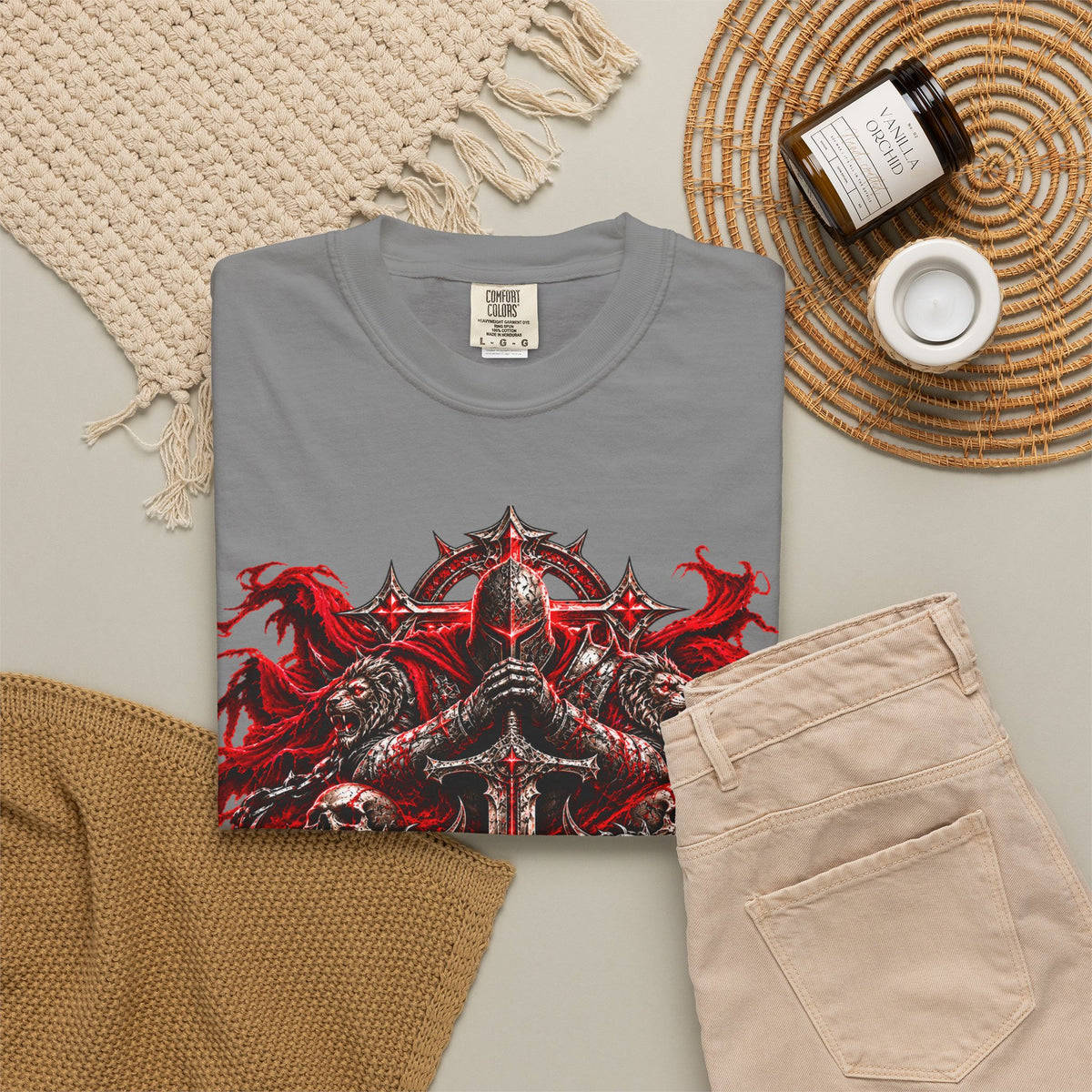 Discipline Metal Tee — Gothic Sword Graphic T-Shirt