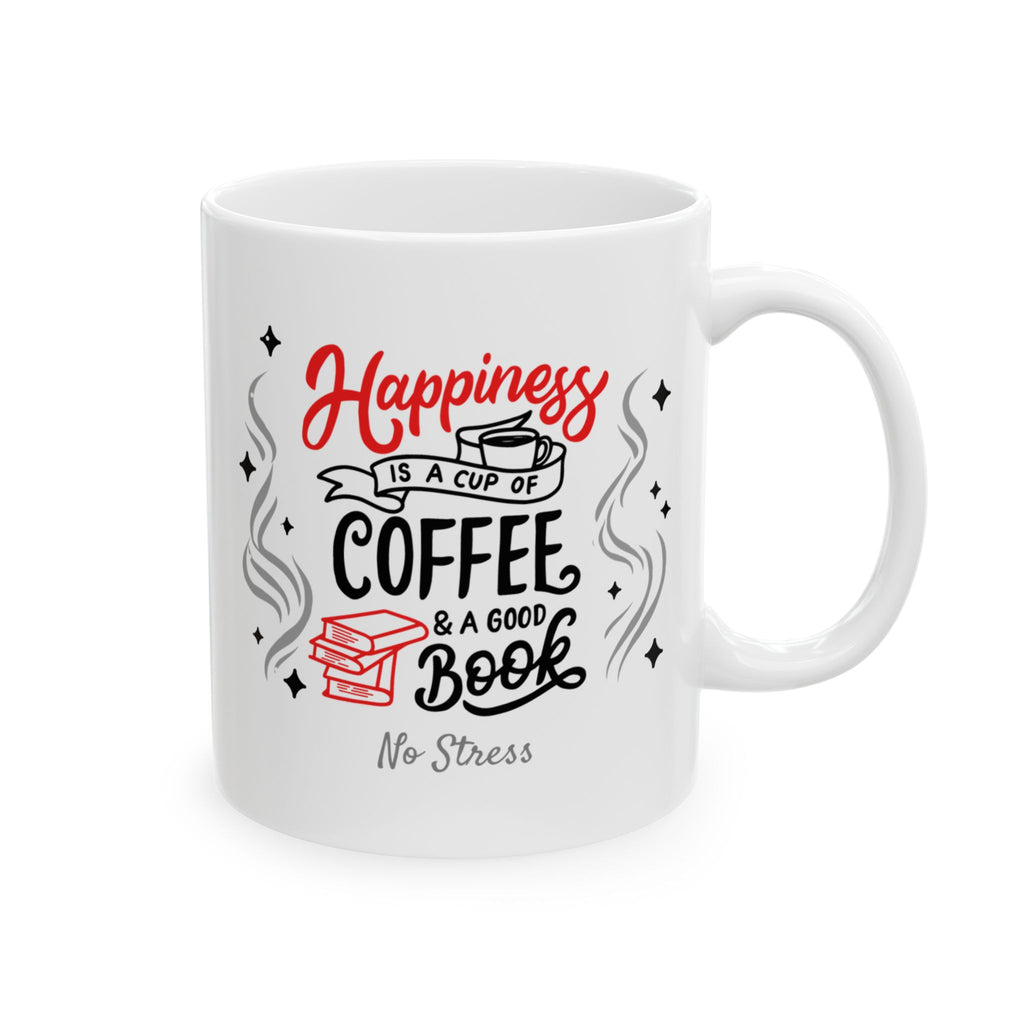 Ceramic Mug — "Happiness Cute Confetti Coffee Mug (11oz/15oz)