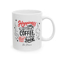 Ceramic Mug — "Happiness Cute Confetti Coffee Mug (11oz/15oz)