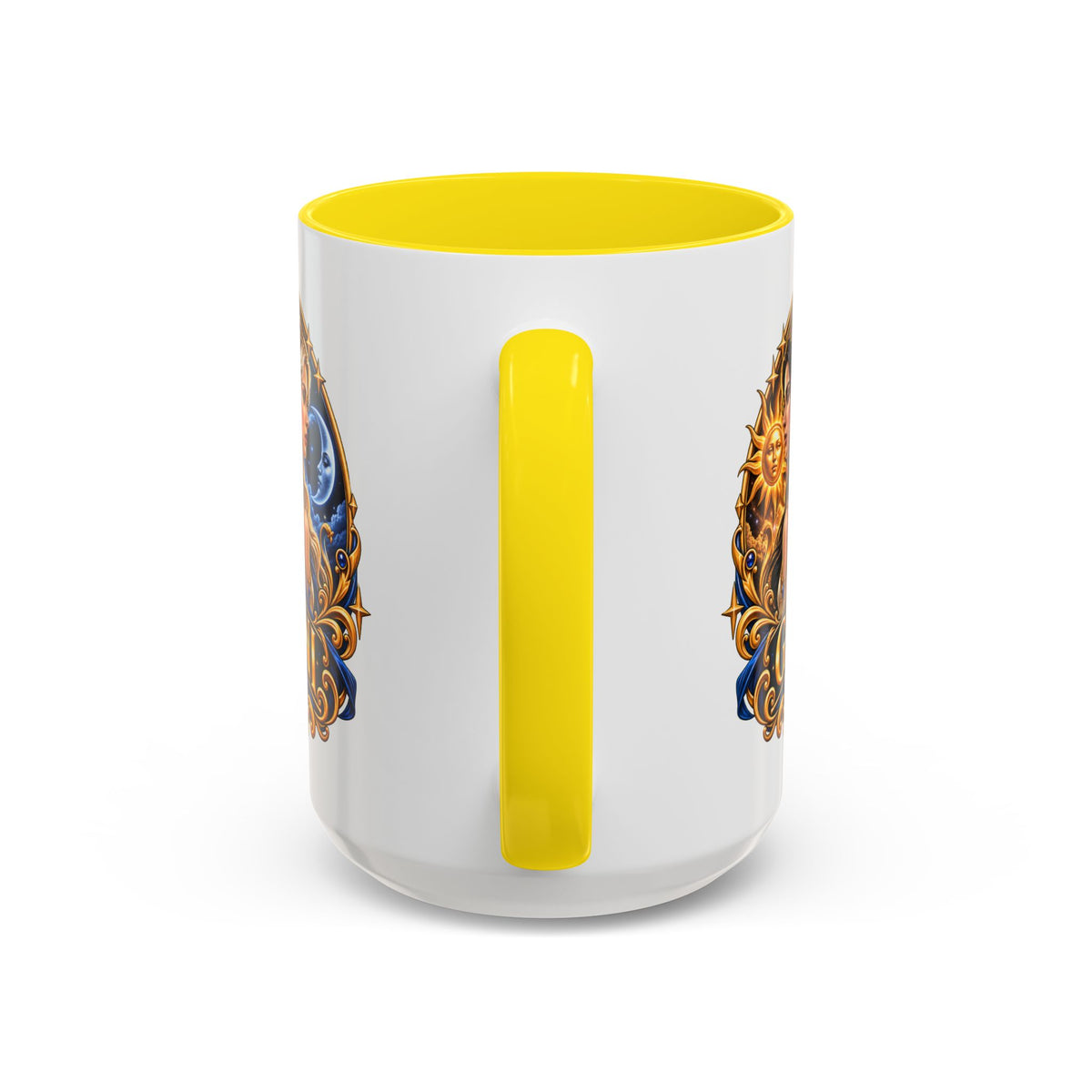 Gemini Zodiac Coffee Mug — Gemini Sign Astrology Accent Mug (11/15oz)