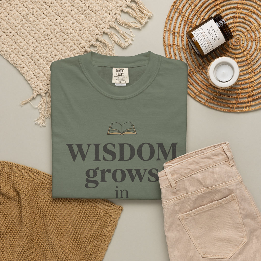 Wisdom Grows in Stillness T-Shirt