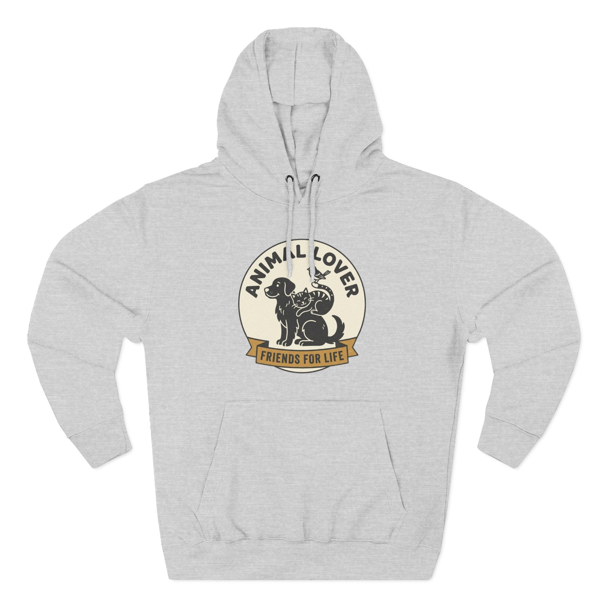 Animal Lover Hoodie – Friends For Life Graphic Pullover