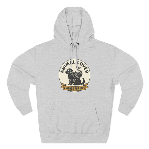 Animal Lover Hoodie – Friends For Life Graphic Pullover