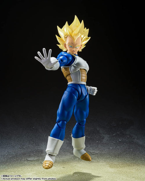 Bandai S.H.Figuarts Super Saiyan Vegeta - Awakening Blood - Dragon Ball Z Action Figure