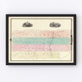 Vintage Map of Taylor County, Wisconsin 1878