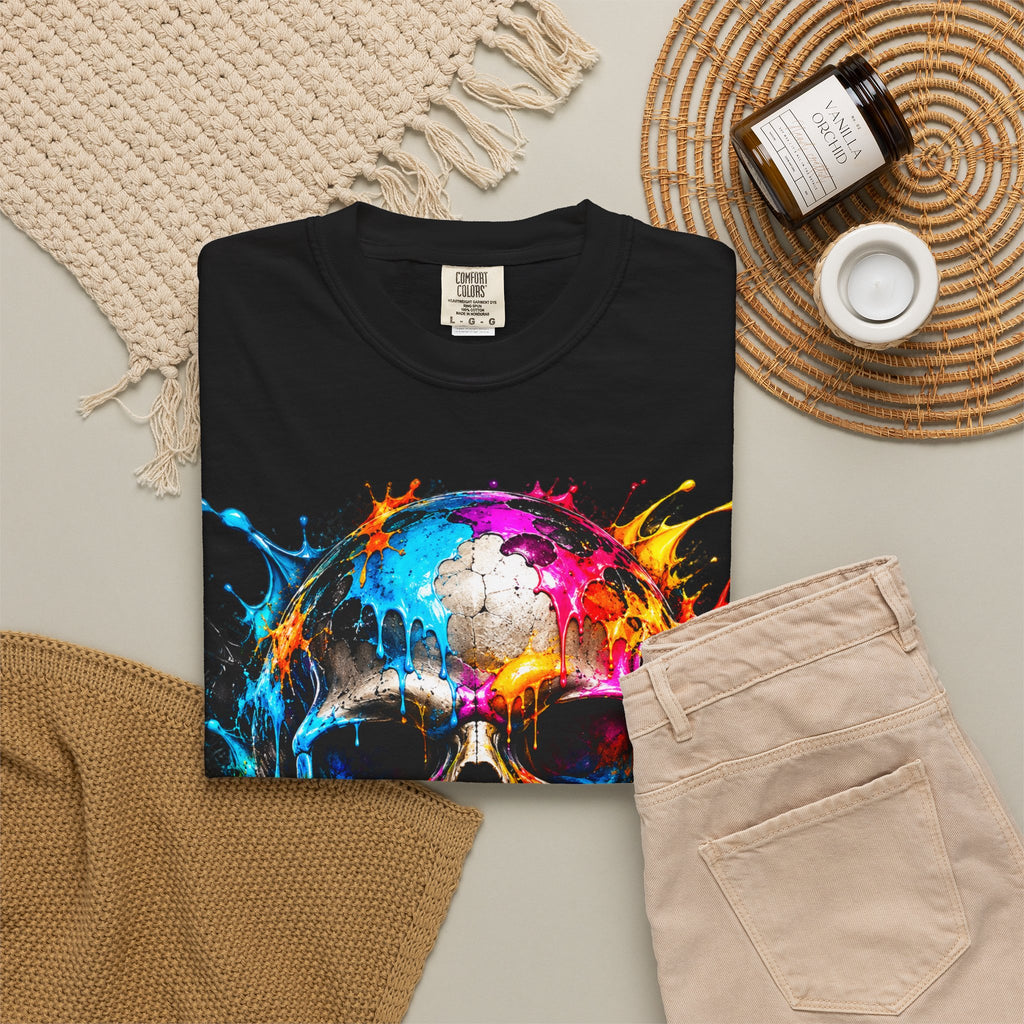 Color Splash Skull T-Shirt